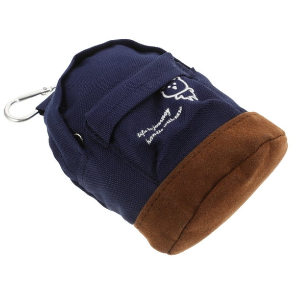 GOOHOCHY Mini Oxford Cloth Backpack Bag Wallet Hand Pouch Purse Key Chain Keyring (Blue)