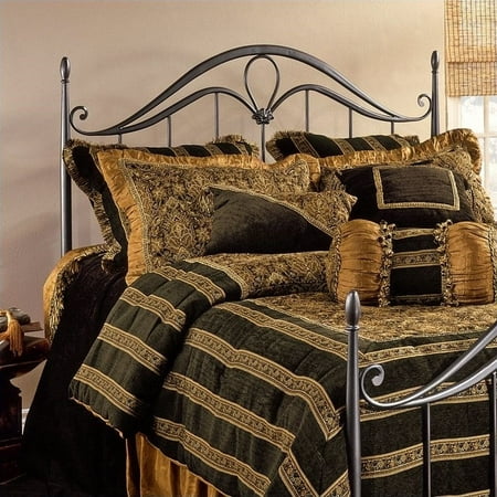 - Hillsdale Kendall Metal Headboard in Bronze-Full/Queen