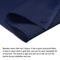 thumbnail image 3 of Uxcell Speaker Grill Cloth 40 x 55 Inch Stereo Mesh Fabric Protective Dustproof Cloth for Home Speaker Repair Navy Blue, 3 of 5