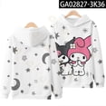 thumbnail image 1 of Sanrio-Sudadera con capucha de Cinnamoroll para mujer, suéter informal de dibujos animados Kawaii, ropa holgada de gran tamaño para estudiantes, primavera y otoño, 1 of 4