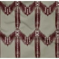 thumbnail image 4 of oneOone Tissu Popeline Sergé en Coton Biologique Chevron Ikat Imprimé au Mètre 42 Pouces de Large, 4 of 4