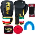 thumbnail image 1 of Guantes de Boxeo 12 Oz Onzas New Sport Kit con Vendas y Bucal Muay Thai Kick Boxing Mma Box con Malla Transpiracion Mod Tri, 1 of 1