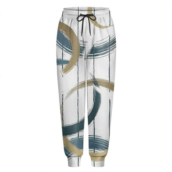 syienasdk Workout Running Athletic Pants (Abstrct) Light and Casual