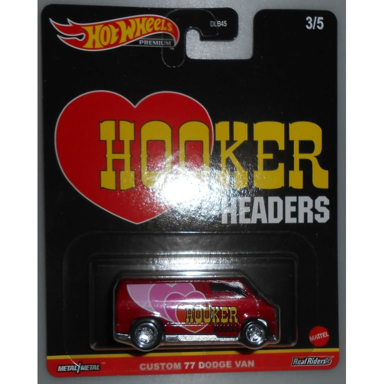 Hot Wheels Custom 77 Dodge Van Hooker - 1:64 Scale Diecast Car