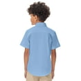 thumbnail image 4 of Classroom School Uniforms Little Kid Short Sleeve Oxford Shirt 57661, 4, Light Blue, 4 of 7