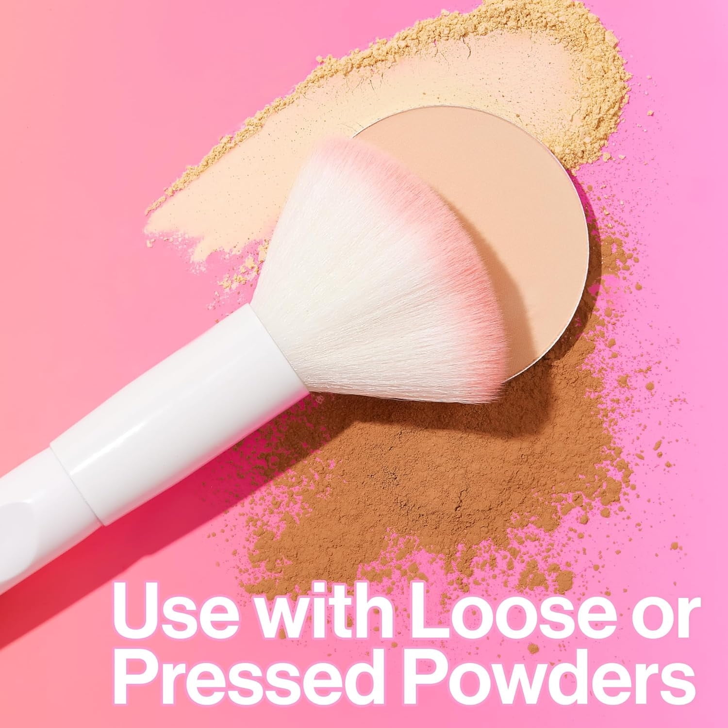 (2 pack) Wet n Wild Essential, ultra-plush Powder Brush for Multiple Powders, Synthetic