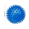 thumbnail image 3 of TPR Squeaky Dog Ball Toy, Durable Indestructible Chew Ball for Medium Large Dogs, Interactive Fetch & Tug Toy, BPA-Free, Odorless, 2.6 Inch, 3 of 7