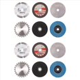 thumbnail image 1 of Kit de 12 Discos de Corte de 75 mm para Amoladora Angular de 10 mm de Diámetro, Hoja de Circular de Metal, Disco de Lijado Plano y Almohadillas de Lijado., 1 of 5