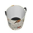 thumbnail image 3 of Balery Little Birds Round Laundry Basket with Handles Waterproof Freestanding Laundry Hamper for Clothes Toys in the Dorm and Family-Medium, 3 of 8