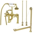 thumbnail image 2 of Oxford 60 Inch Cast Iron Double Ended Pedestal Tub Package - Rim Faucet Drillings, 2 of 2