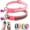 1Pink, variant on Dog Collar with Bell, 2-Pack Puppy Collar Reflective Cat Collar Nylon Soft Adjustable Buckle for Extra Small Tiny Boy Girl Pets Female Male Kitten Yorkie Teacup Chihuahua