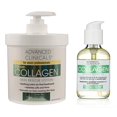 thumbnail image 1 of Set Crema de Colágeno Antiedad y Aceite Corporal de Colágeno Advanced Clinicals para Rostro y Cuerpo 16oz Advanced Clinicals AC854345, 1 of 2