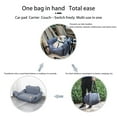 thumbnail image 4 of SKIUHS 3-in-1 Portable Pet Bed – Car Pad, Travel Carrier & Indoor Couch, 4 of 6