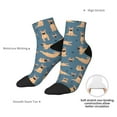 thumbnail image 6 of Pofeuu French Bulldog Yoga Print 30cm Socks, Adult Running Hiking Socks for Youth and Adult, 6 of 7