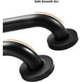 thumbnail image 4 of Grab Rail Stainless Steel Handrail Bathroom Safety Grab Bar (Black), 4 of 5