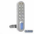 thumbnail image 1 of Salsbury 22290SLV Electronic Lock For Extra Wide Designer Wood Locker Door - Silver, 1 of 3