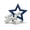 H002- Blue, variant on Vintage Home Decor, Red White Star Accent, 1 Pc Tabletop Piece, Decorations for Living Room