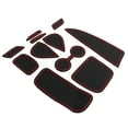 thumbnail image 4 of Center Console Liner, Door Pocket Mats Exquisite PVC  Replacement For Yaris 2020-2021 For Car, 4 of 8
