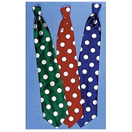 

RG Costumes 65007-4 Clowns Long Tie - Red & White