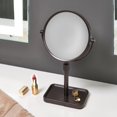 thumbnail image 3 of Better Homes & Gardens Extendable Two-Sided Free Standing Vanity Mirror, Bronze Finish, 3 of 7