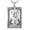 Silver, variant on TEAMER Skeleton Tarot Card Necklace Stainless Steel Amulet Marigold Tarot Card Major Arcana Necklaces for Women Men