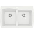 thumbnail image 5 of Karran Usa Qt-720-Pk1 Quartz Qt 34" Drop In Double Basin Quartz Composite Kitchen Sink -, 5 of 7
