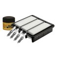 thumbnail image 1 of Kit De Bujías Platino, Filtro De Aire Y Filtro Para Aceite Sintético 6 PIEZAS Afinación Sin Aceite Compatible con Forte Koup 2010 A 2013 Kia L4 2.0L, 1 of 3