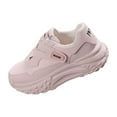 thumbnail image 4 of Women's Shoes Casual Sneakers Thick Soled Durable PU Leather Upper Leisure Sneakers Trainers Shoes Women for Trekking Travel Jogging Camping Pink 35, 4 of 7