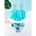 thumbnail image 2 of Utlike Girls Bathing Suit Two Piece Set Tankini And Swim Shorts Kids Summer Pool Beach Outfit Swimwear Outdoor Swimming Activities Size 9 Years-10 Years, 2 of 6
