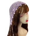 thumbnail image 2 of Women Hat Solid Color Faux Pearl Design Super Soft Breathable Wear Resistant Women Spring Autumn Knitted Hat Beanie Cap Decor for Daily Wear, 2 of 8