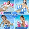 thumbnail image 2 of 2 Pcs Floating Hammock, Inflatable Pool Float 4 In 1 Floating Hammock Water Hammock Multipurpose Foldable, 2 of 5