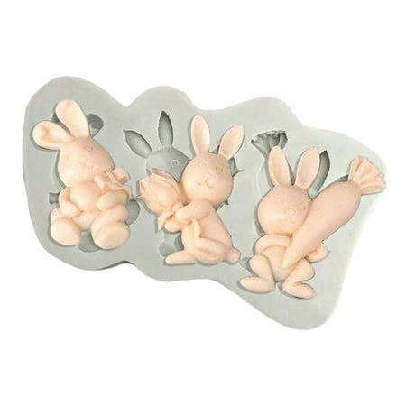 

Baking Mold Non-stick BPA Free Silicone 3D Perfect Result Rabbit Baking Mold for Kitchen
