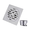thumbnail image 2 of MesaSe Drain de Sol Carré en Acier Inoxydable pour Salle de Bain Piège à Cheveux Douche Humide Machine à Laver, 2 of 4