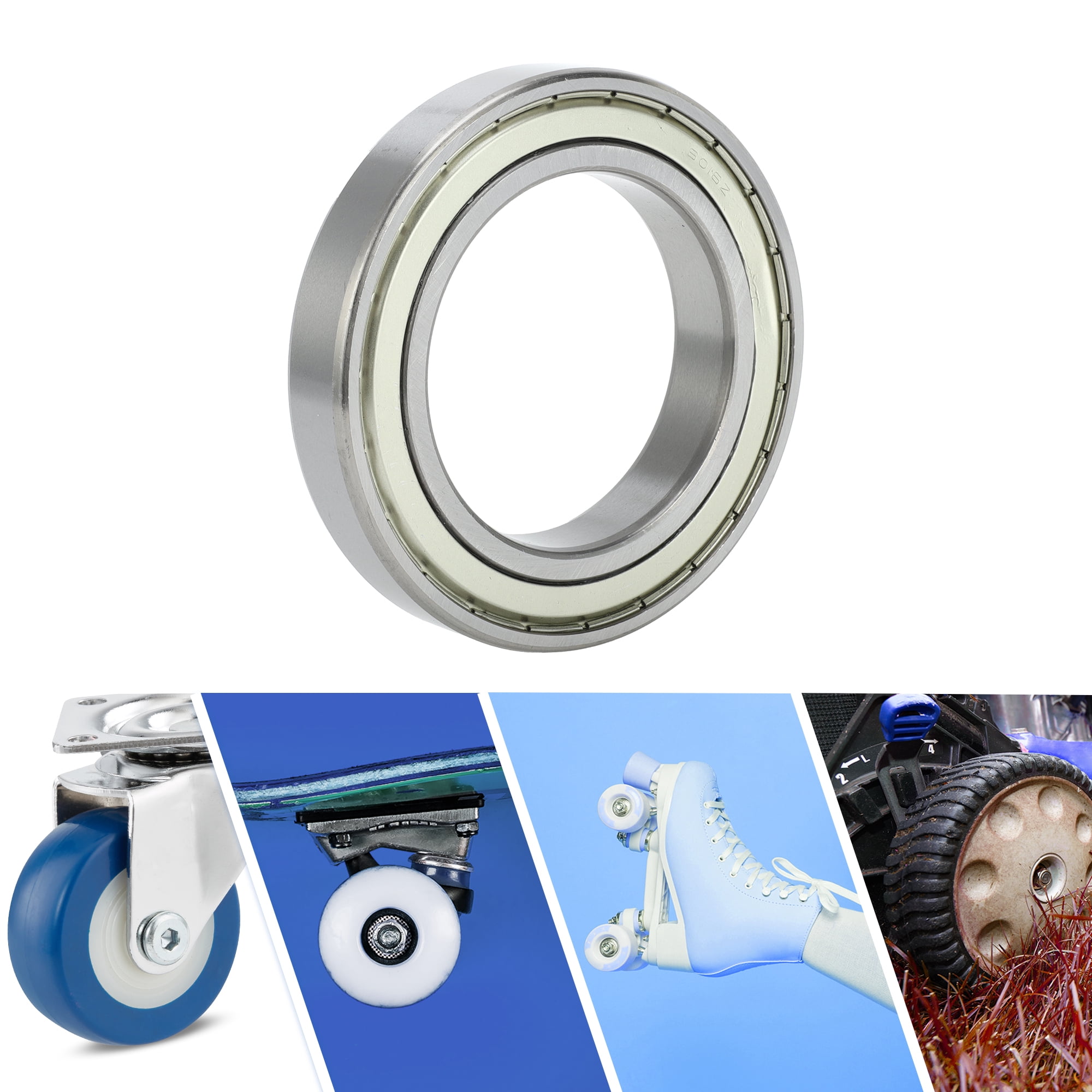 6016ZZ Deep Groove Ball Bearings 80x125x22mm 1 Pc Lubricated Bearings Scooter Skateboard Wheel