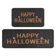 thumbnail image 2 of 2 Piece Halloween Plaid Kitchen Rug Sets Horror Orange Pumpkin Spooky Kitchen Rugs and Mats Absobent Rugs for Kitchen Floorfor Outdoor Bedroom (47x17+30x17 Inches), 2 of 7