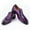 Purple, variant on Fashion New Trend Oxford Mens Handmade Carving Craft Purple Wedding Party Shoes Original Designer Customized Service Adult Black 8