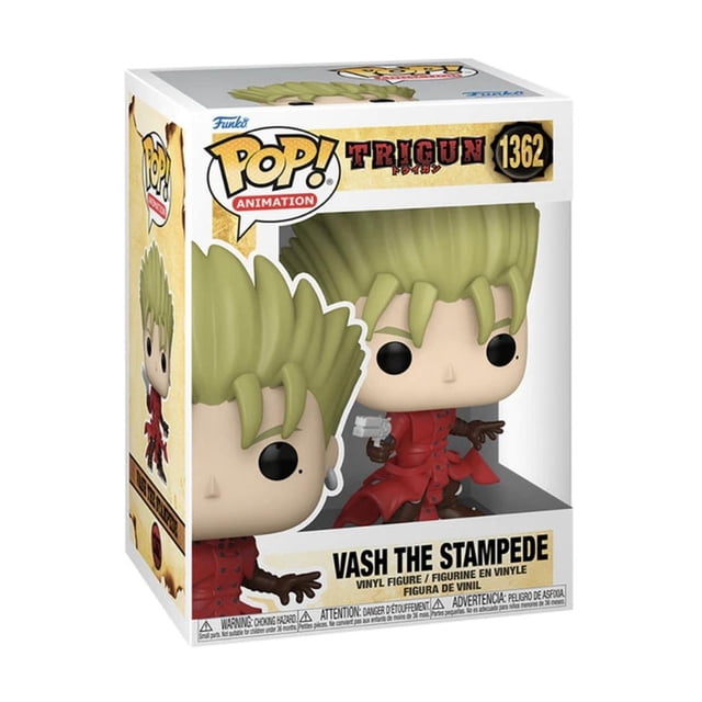 fUNKO POP Animation: Trigun- Vash w/CH #1362 Funko 889698680370