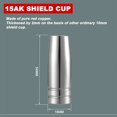 thumbnail image 2 of BTOER MB15 15AK MIG Welding Contact Tip 0.6mm/0.8mm/0.9mm/1.0mm/1.2mm Protective Nozzle For Rilon Riland Jasic Welding-Tool Accessory, 2 of 9