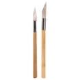 thumbnail image 1 of 2Pcs Professional Wooden Handle Agate Knife Gold Silver Jewelry Burnishing Polishing Accessory, 1 of 5