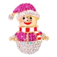 thumbnail image 1 of Broche De Navidad Pin Rhinestone Crystal Snowman Pins Christmas Trees Jewelry Pins Para Decoraciones De Navidad Yuarrent AP007134-02, 1 of 6