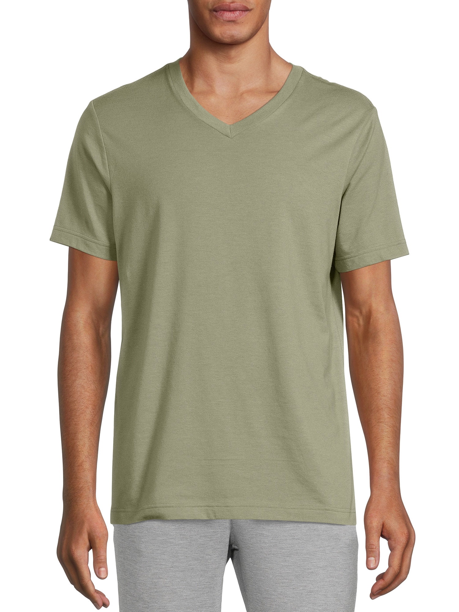 George Men's Short Sleeve V-Neck Tee - Walmart.com