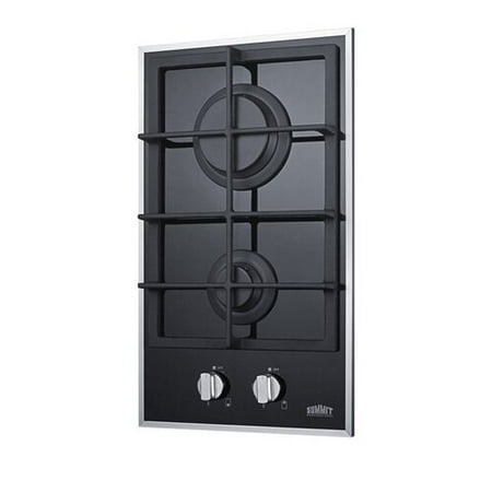 Summit Appliance 12 25 Gas Cooktop With 2 Burners Walmart Com
