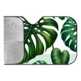 thumbnail image 4 of Awypu Tropical Leaf Beautiful Green Tropical Palm Tree Leaves Car Shades for Front Windows 51.18*27.59 in, 4 of 7