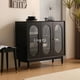 thumbnail image 4 of Decorated Locker Sideboard Showcase Black Space Saving Shelves Display Cabinet Modern Nordic Muebles De Cocina Bedroom Furniture My Lux Decor Round, 4 of 13