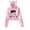 Pink-JY10547, variant on Pipkin Pippa Hoodie Sweatshirt for Girls Cat Ear Crop Top Women Casual Girl Youth Streetwear