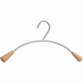 thumbnail image 3 of Alba Metal & Wood Clothing Hangers, 6 Pack, 3 of 4