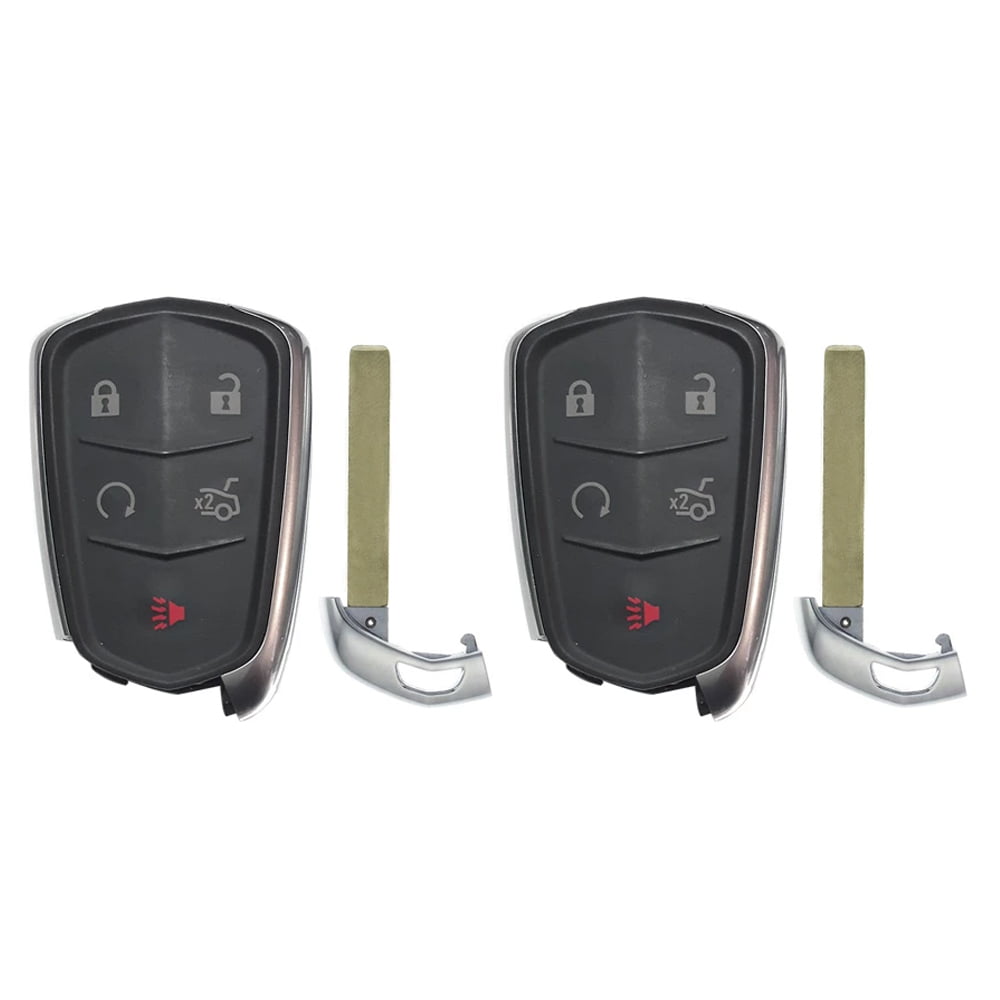 HYQ2AB Replacement Remote Key Shell Case Fob 4 Button for Cadillac CTS ATS 
