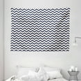 thumbnail image 1 of Abstract Tapestry, Geometric Retro Stylized Pattern with Funk Art Effects Featured Details Graphic, Wall Hanging for Bedroom Living Room Dorm Decor, 80W X 60L Inches, Multicolor, by Ambesonne, 1 of 2