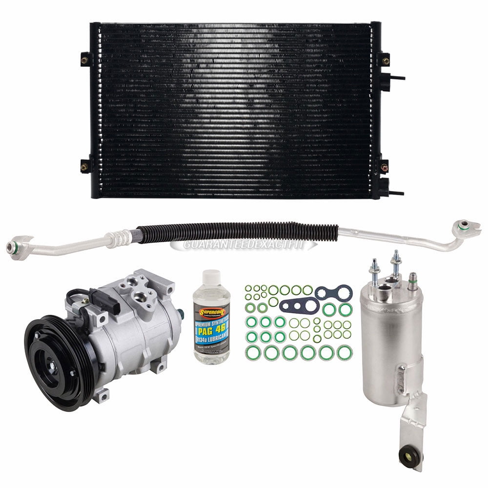 A/C Kit w/ AC Compressor Condenser & Drier For Chrysler PT Cruiser 2001