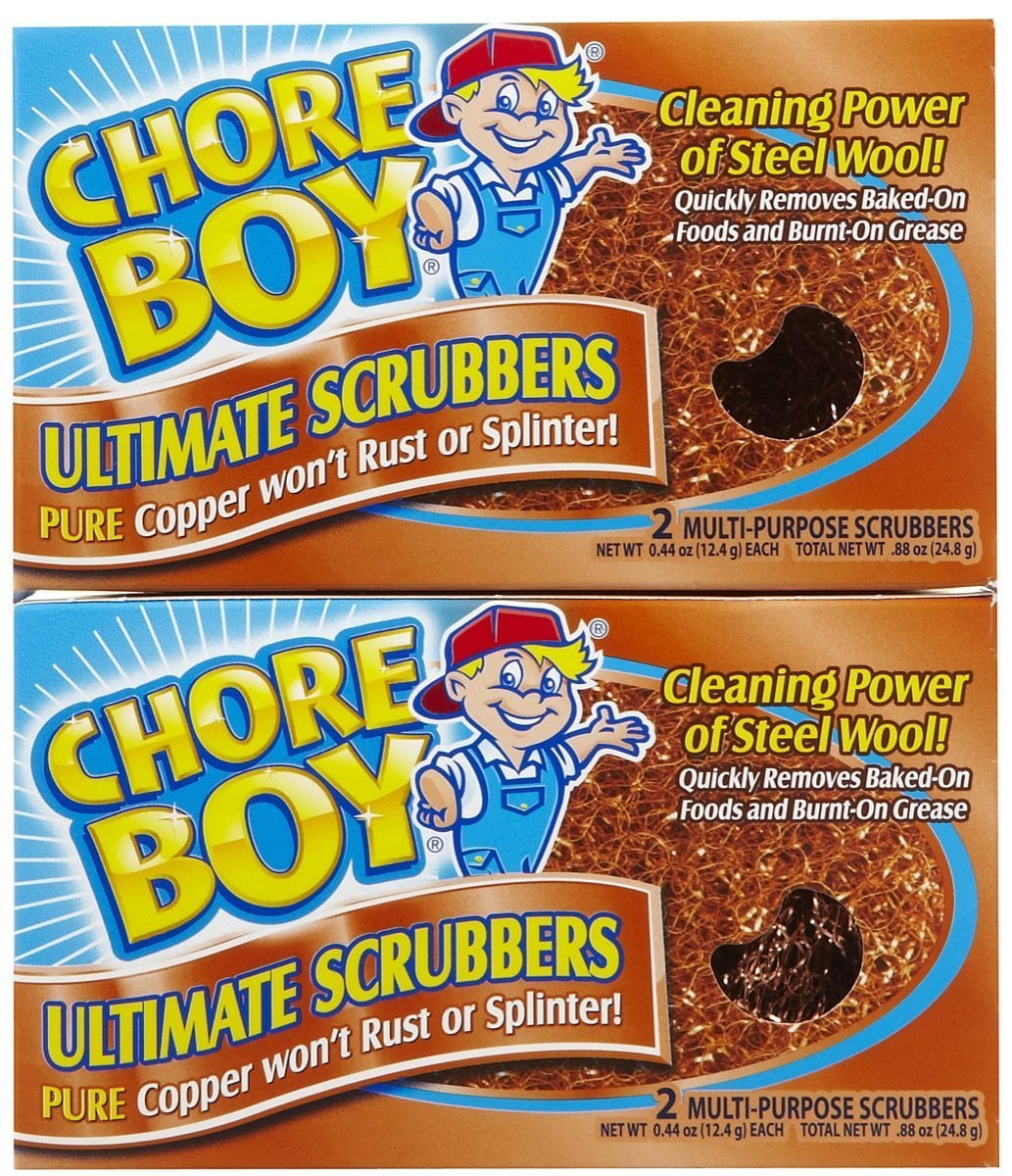 36 Chore Boy Copper Scrubber Scouring Pad 100% Pure Copper FULL DISPLAY BOX 